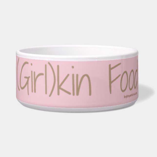 Girlkin Food Bowl Voerbakje (Voorkant)