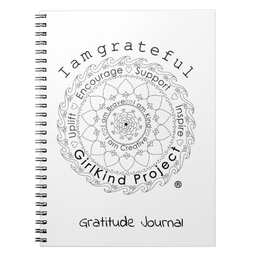 GirlKind® Gratitude Journal Notitieboek (Voorkant)