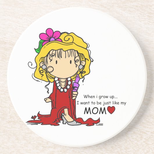 girllikemomm.png zandsteen onderzetter (Voorkant)