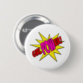GirlPOWer Ronde Button 5,7 Cm (Voorkant /achterkant)