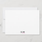 Girl's 16e verjaardag Minnesota Licentie Invite Kaart (Achterkant)