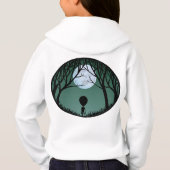 Girl's Alien Hoodie Jacket Alien Hooded Jacket (Achterkant)