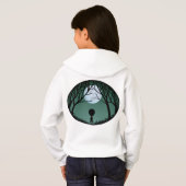 Girl's Alien Hoodie Jacket Alien Hooded Jacket (Achterkant volledig)