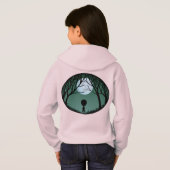 Girl's Alien Hoodie Jacket Alien Hooded Jacket (Achterkant volledig)