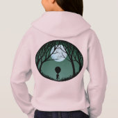Girl's Alien Hoodie Jacket Alien Hooded Jacket (Achterkant)