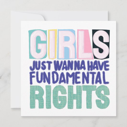 Girls And Fundamental Rights (Voorkant)