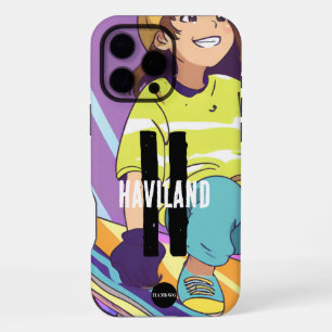 Girl's Anime Aangepaste Mobiele Telefoon Case HAMb iPhone 16 Pro Max Hoesje
