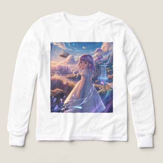Girls Art Design T-Shirt (Voorkant)