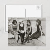 Girls at Atlantic City Beach, 1922 Briefkaart (Voorkant / Achterkant)