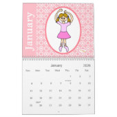 Girls Ballerina Ballet Kalender (Jan 2026)