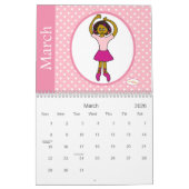 Girls Ballerina Ballet Kalender (Mar 2026)