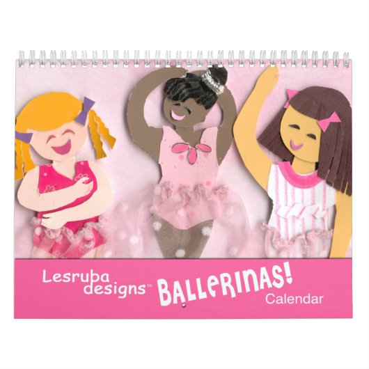 Girls Ballerina Ballet Kalender (Hoes)