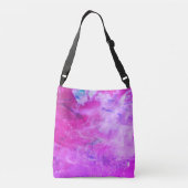 Girls Ballerina Dancer Waterverf Crossbody Bag Crossbody Tas (Achterkant)