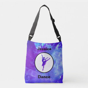 Girls Ballerina Dancer Waterverf Crossbody Bag Crossbody Tas