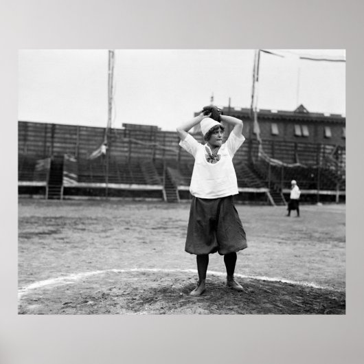 Girls Baseball, 1913 Poster (Voorkant)