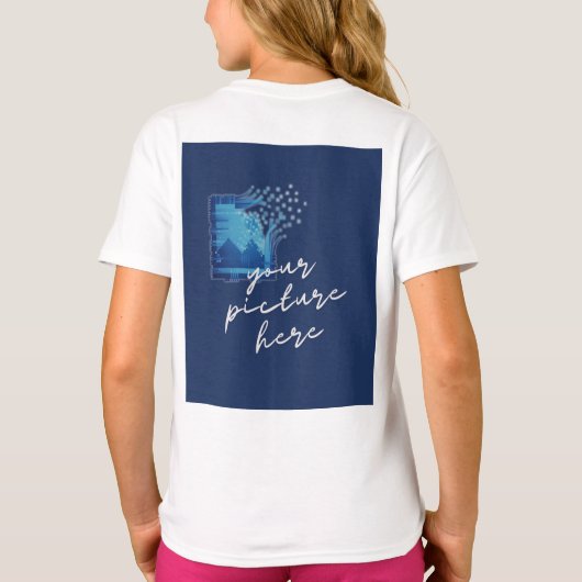 Girls' Basic T-Shirt (Achterkant)