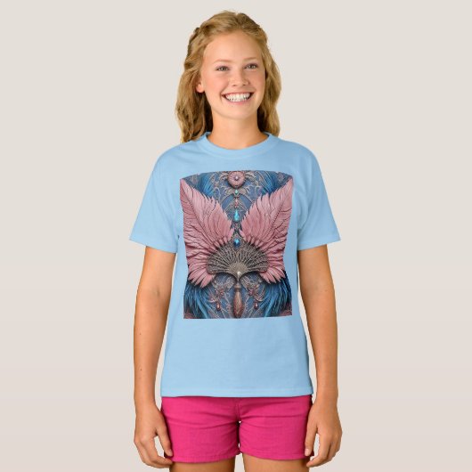 Girl's Basic T-Shirt (Voorkant volledig)