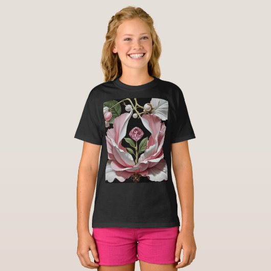 Girl's Basic T-Shirt (Voorkant volledig)