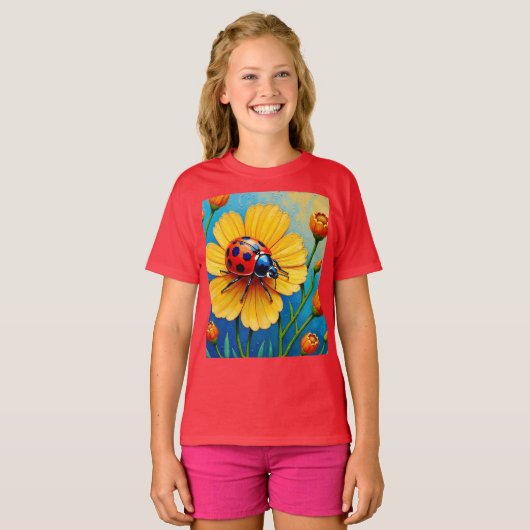 Girl's Basic T-Shirt (Voorkant volledig)