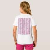 Girls' Basic T-Shirt – Butterfly Garden (Achterkant volledig)
