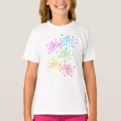 Girls Basic T-Shirt-Fireworks T-shirt (Voorkant)