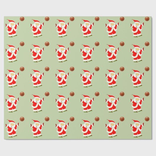 Girls Basketball Holiday Gift Cadeaupapier (Vlak)