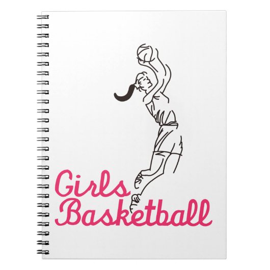 Girls Basketball Notitieboek (Voorkant)