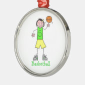 Girls Basketball Ornament (Links)