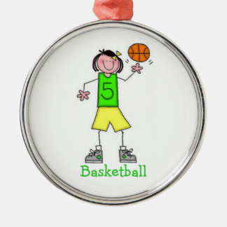 Girls Basketball Ornament