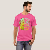 Girls Basketball T-shirt (Voorkant volledig)