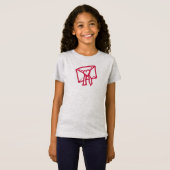 Girls Basketball T-shirt (Voorkant volledig)