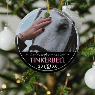 Girls Best Friend Horse Memorial Keepslag Keramisch Ornament