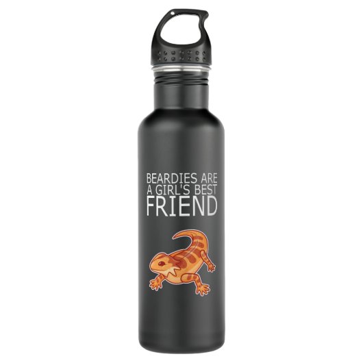 GIRLS BEST FRIEND Lizard Waterfles (Voorkant)