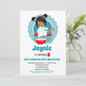 Girls Birthday, Amerikaans meisje Kaart (Staand voorkant)