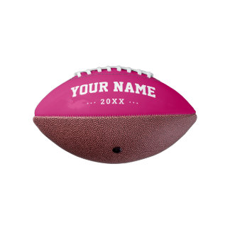 Girls Birthday gift aangepast roze mini-football American Football