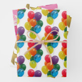 Girls Birthday Inpakpapier Vel (In situ)