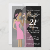 Girls Birthday of Bachelorette Bash Kaart (Voorkant)