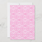 Girl's Birthday - Princess Invitation Kaart (Achterkant)