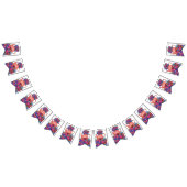 Girls Birthday Tea Party Floral Vlaggetjes (Alle)