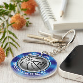 Girls Blue Cheap Speciaal op Basketball Sleutelhan Sleutelhanger (Voorkant Rechts)