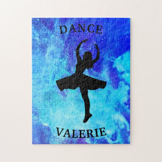 Girls Blue Galaxy Dance Legpuzzel (Verticaal)