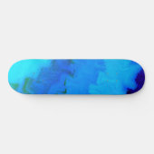 Girls Blue Tie Dye Persoonlijk Skateboard (Horizontaal)