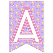 Girl's Boho Birthday Magic Pink Vlaggetjes (Derde vlag)