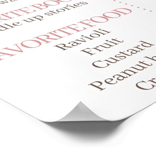 Girl's Boho Floral Bunny 1st Birthday Milestone Poster (Hoek)