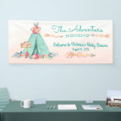 Girls Boho Tribal TeePee Baby shower Spandoek (Beurs)