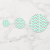 Girl's Boho Verjaardag Magic Mint groen Confetti (Achterkanten)