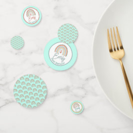 Girl's Boho Verjaardag Magic Mint groen Confetti