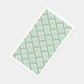 Girl's Boho Verjaardag Magic Mint groen Servet (Hoek)