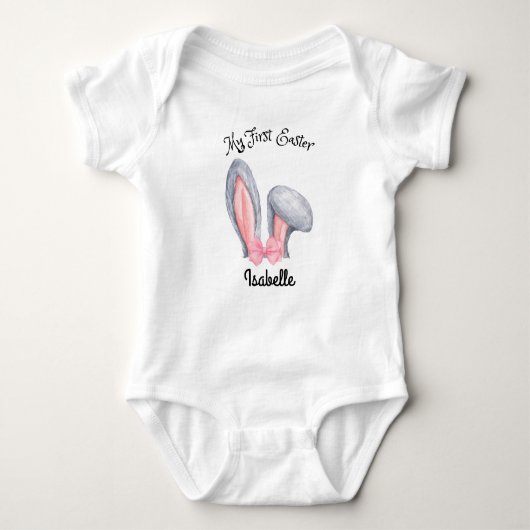 Girls Bunny Ears Mijn eerste paaspak Romper (Voorkant)