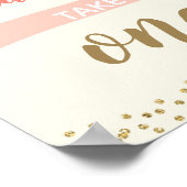 Girls Bunny Favor Sign 8 x 10 inch Poster (Hoek)